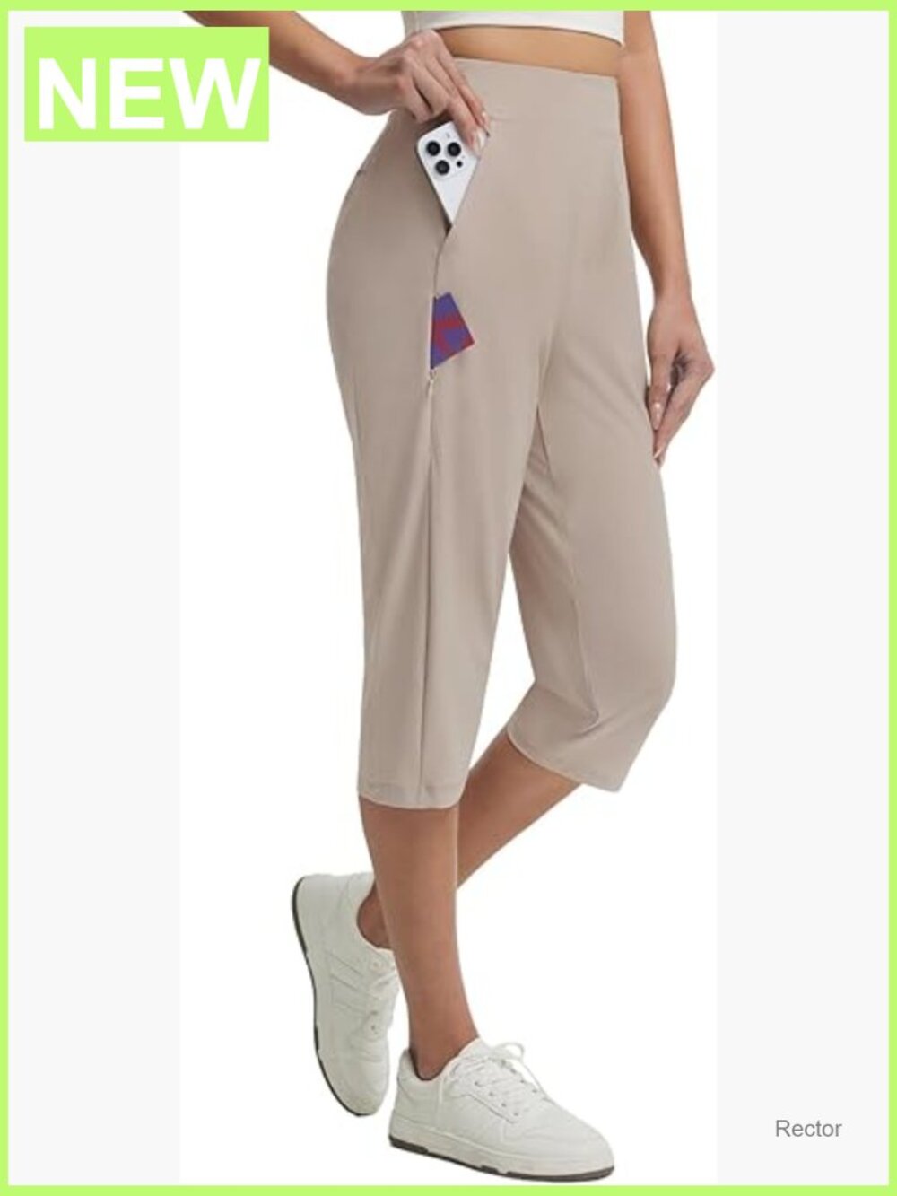 Stretch Capri Pants with 5 Pockets UPF 50+
